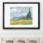 Wheat Field with Cypresses by Vincent Van Gogh on GIANT ART - green masters