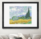 Wheat Field with Cypresses by Vincent Van Gogh on GIANT ART - green masters