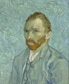 Self Portrait by Vincent Van Gogh on GIANT ART - green figurative