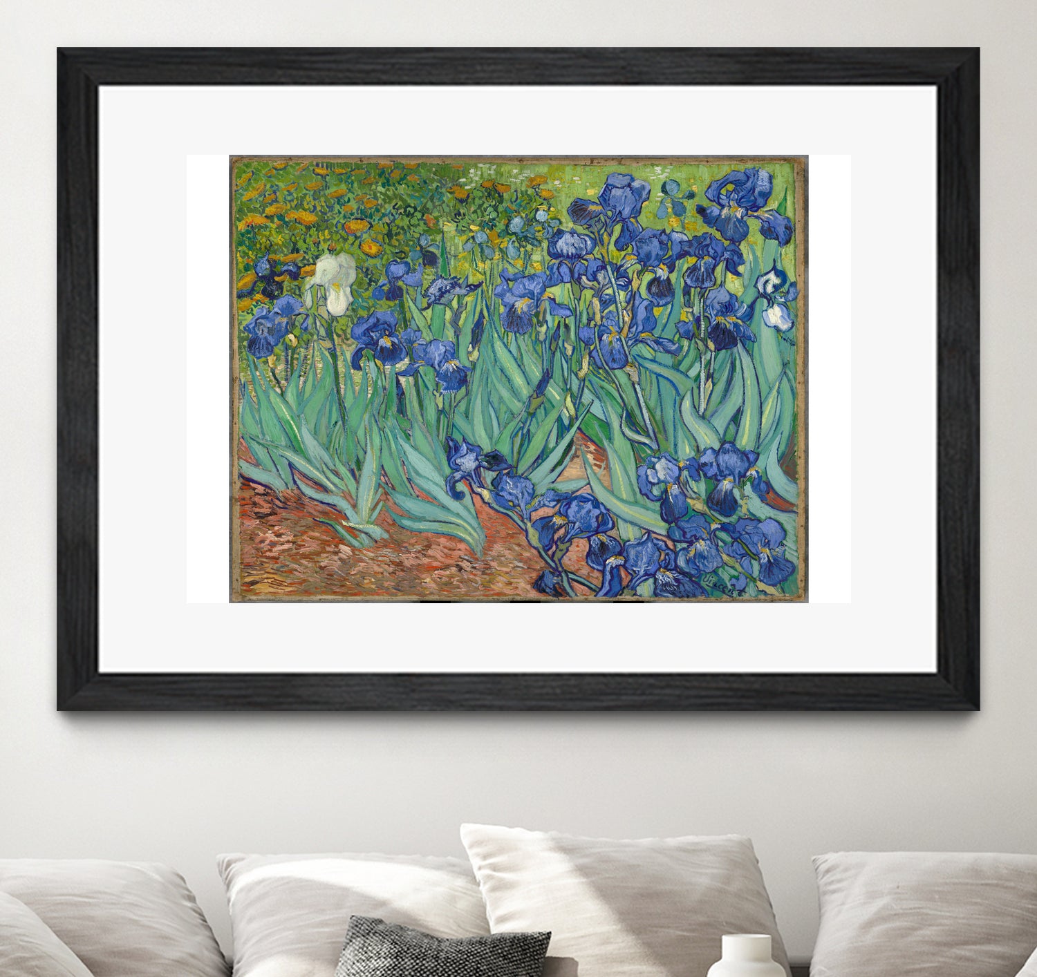 Irises, 1889 by Vincent Van Gogh on GIANT ART - green botanical