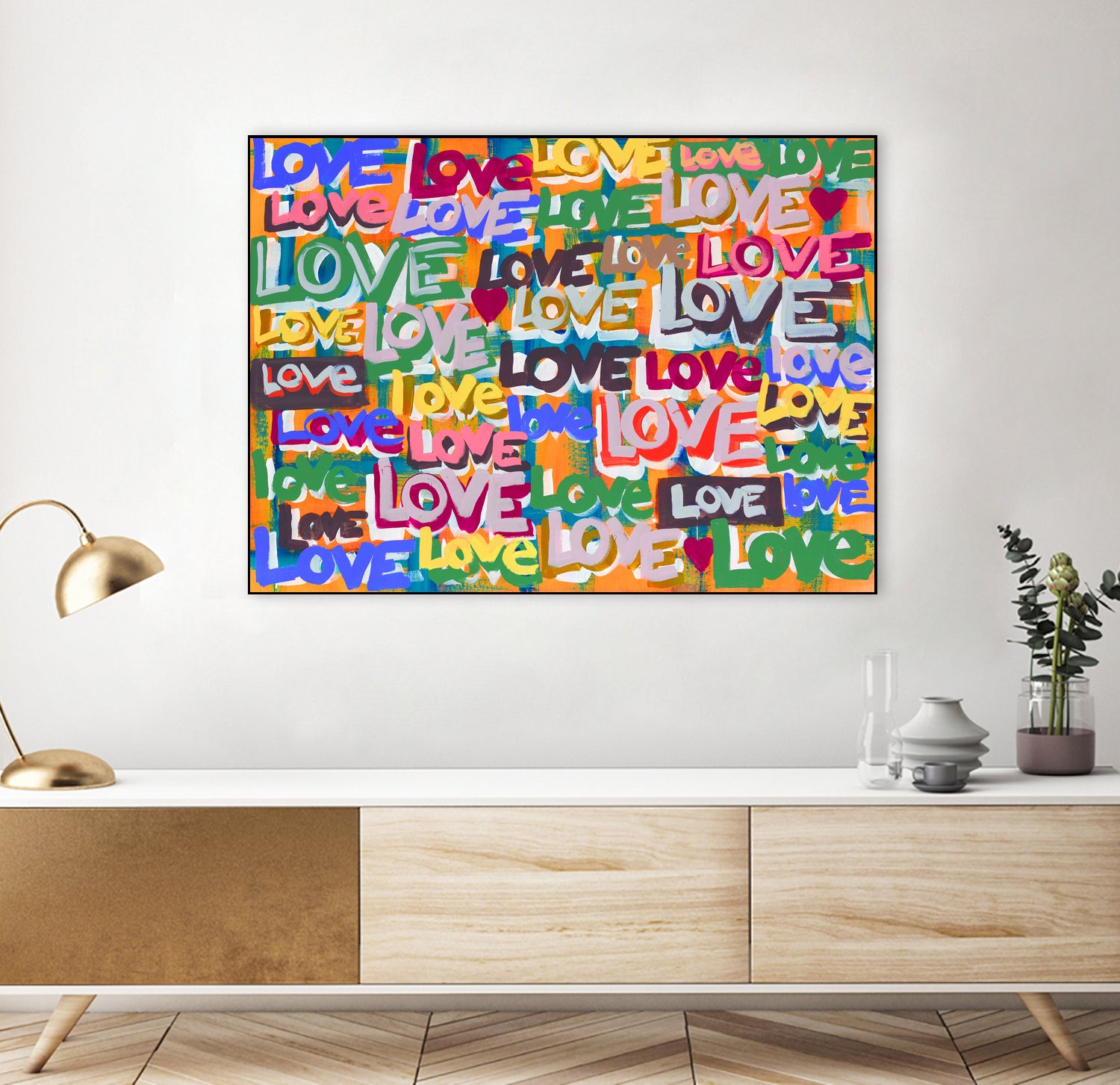 Its time to Love II by Daleno Art on GIANT ART - red figurative love