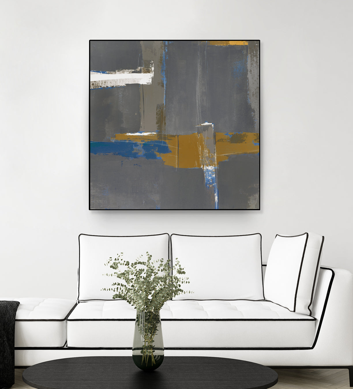 Filing Edges I by Daleno Art on GIANT ART - white abstract