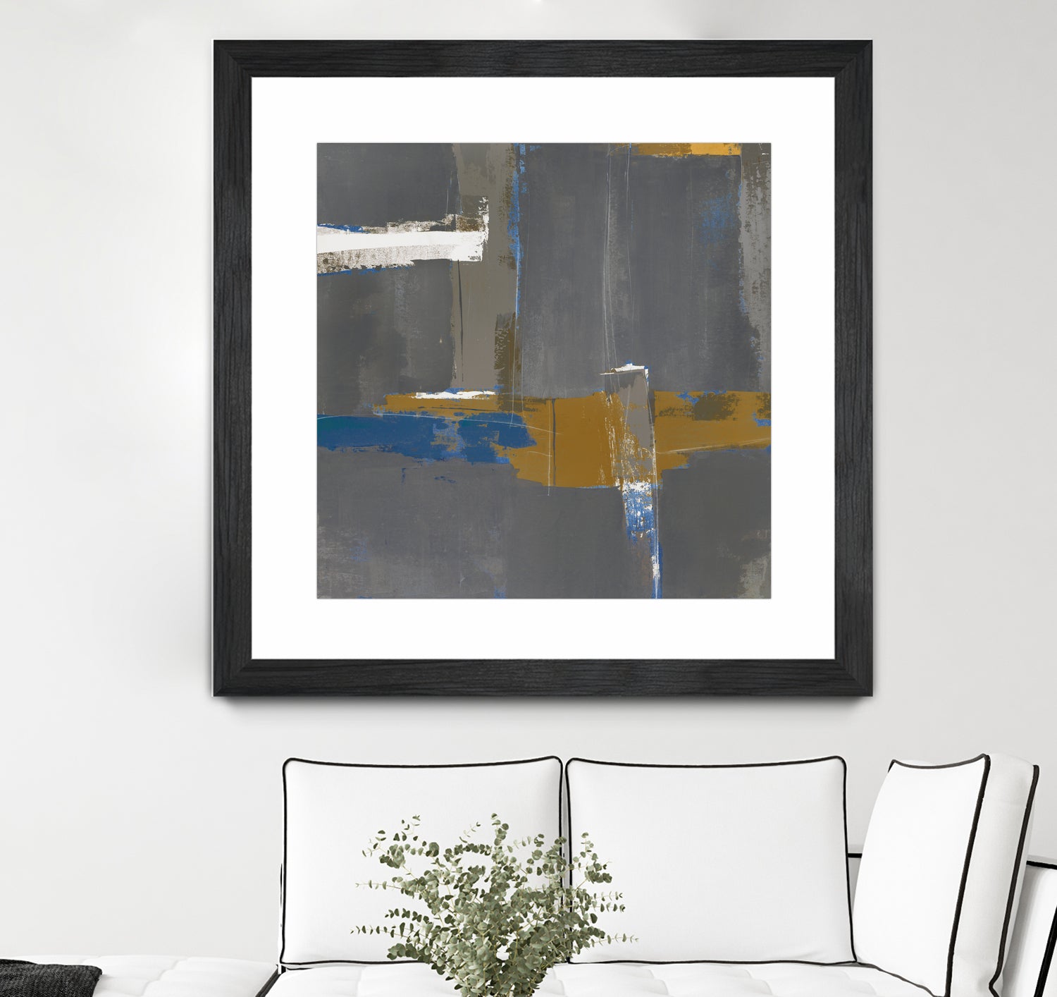 Filing Edges I by Daleno Art on GIANT ART - white abstract