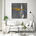 Filing Edges II by Daleno Art on GIANT ART - blue abstract