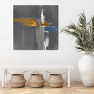 Filing Edges II by Daleno Art on GIANT ART - blue abstract