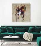 Closely Listening by Daleno Art on GIANT ART - brown abstract