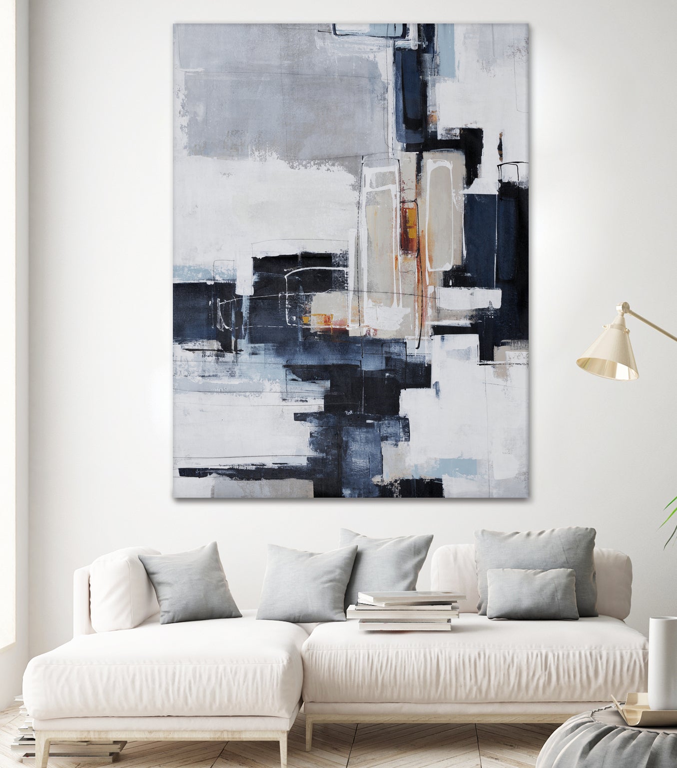 Top Tier by Daleno Art on GIANT ART - grey abstract