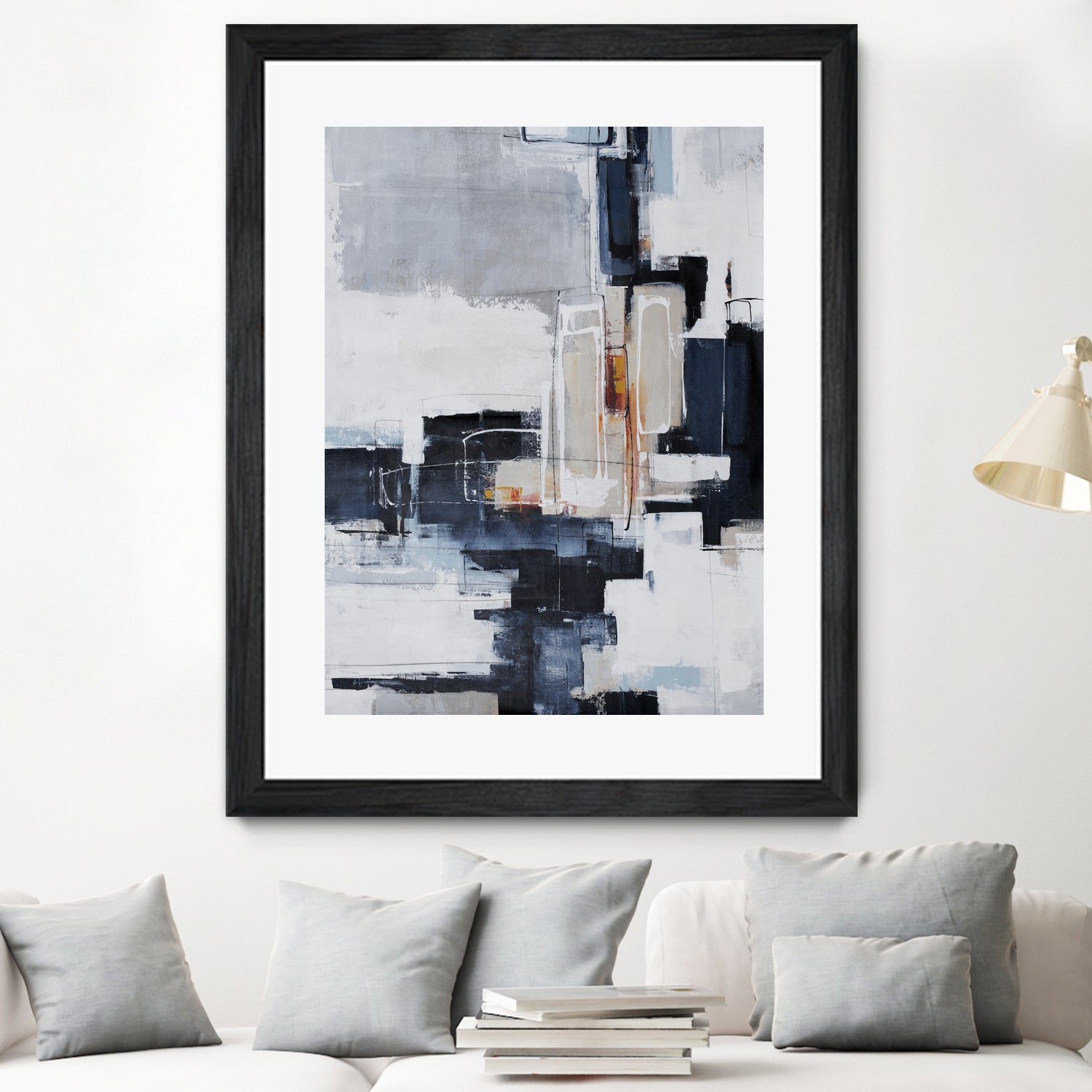 Top Tier by Daleno Art on GIANT ART - grey abstract