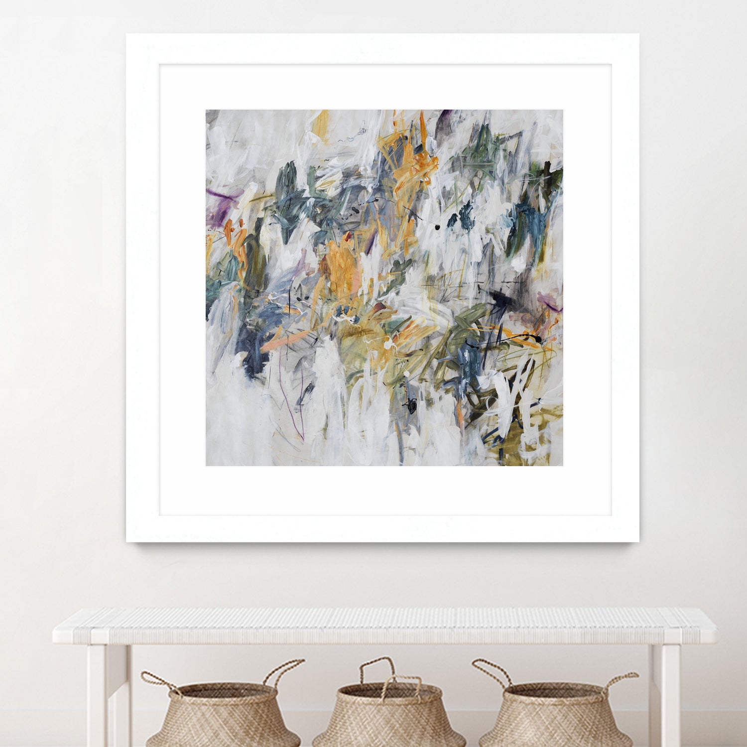 Bright Spring Ahead II by Daleno Art on GIANT ART - yellow abstract