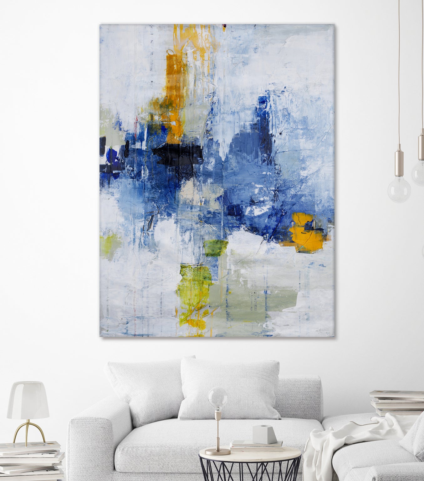 Created In Travel by Daleno Art on GIANT ART - blue abstract