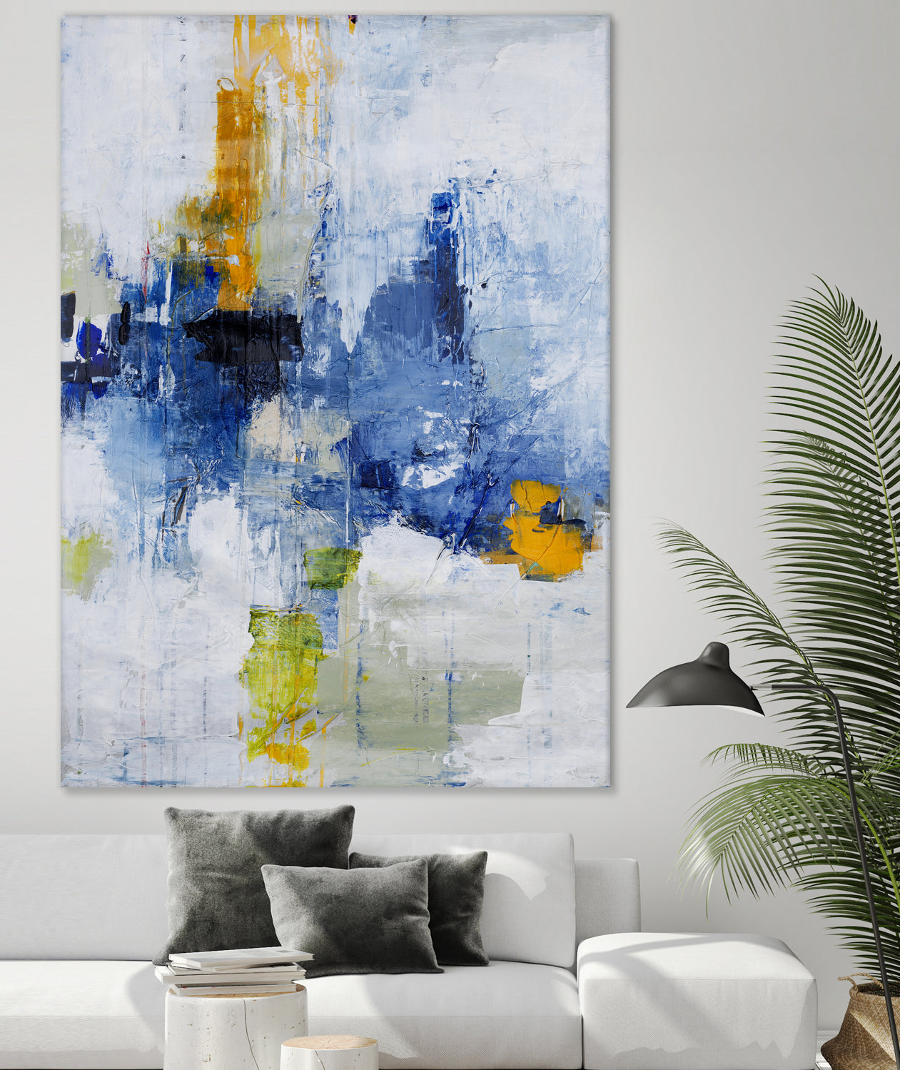 Created In Travel by Daleno Art on GIANT ART - blue abstract