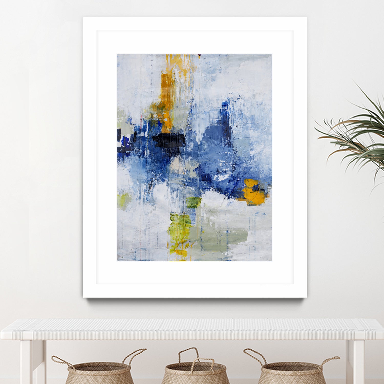 Created In Travel by Daleno Art on GIANT ART - blue abstract