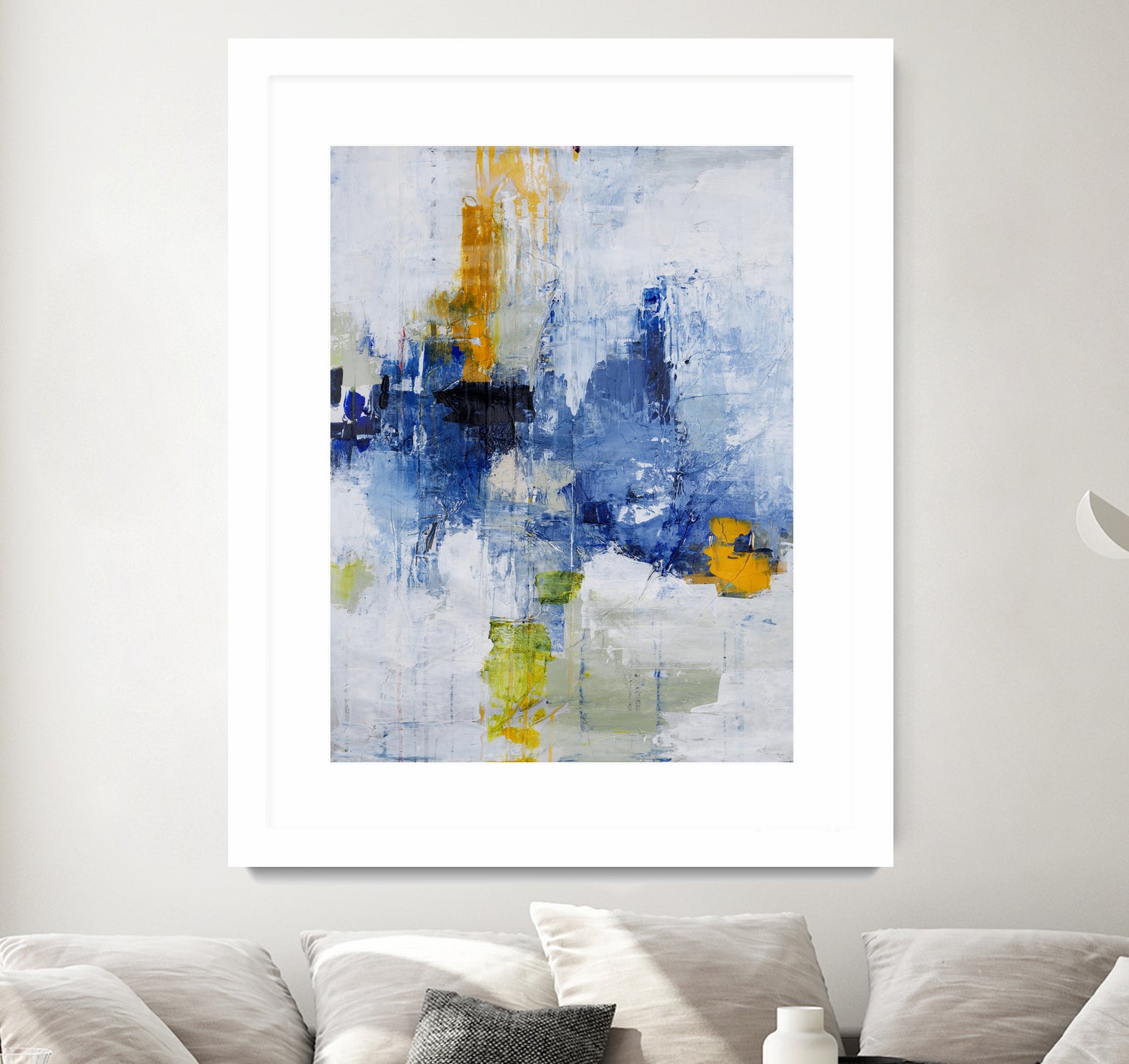 Created In Travel by Daleno Art on GIANT ART - blue abstract