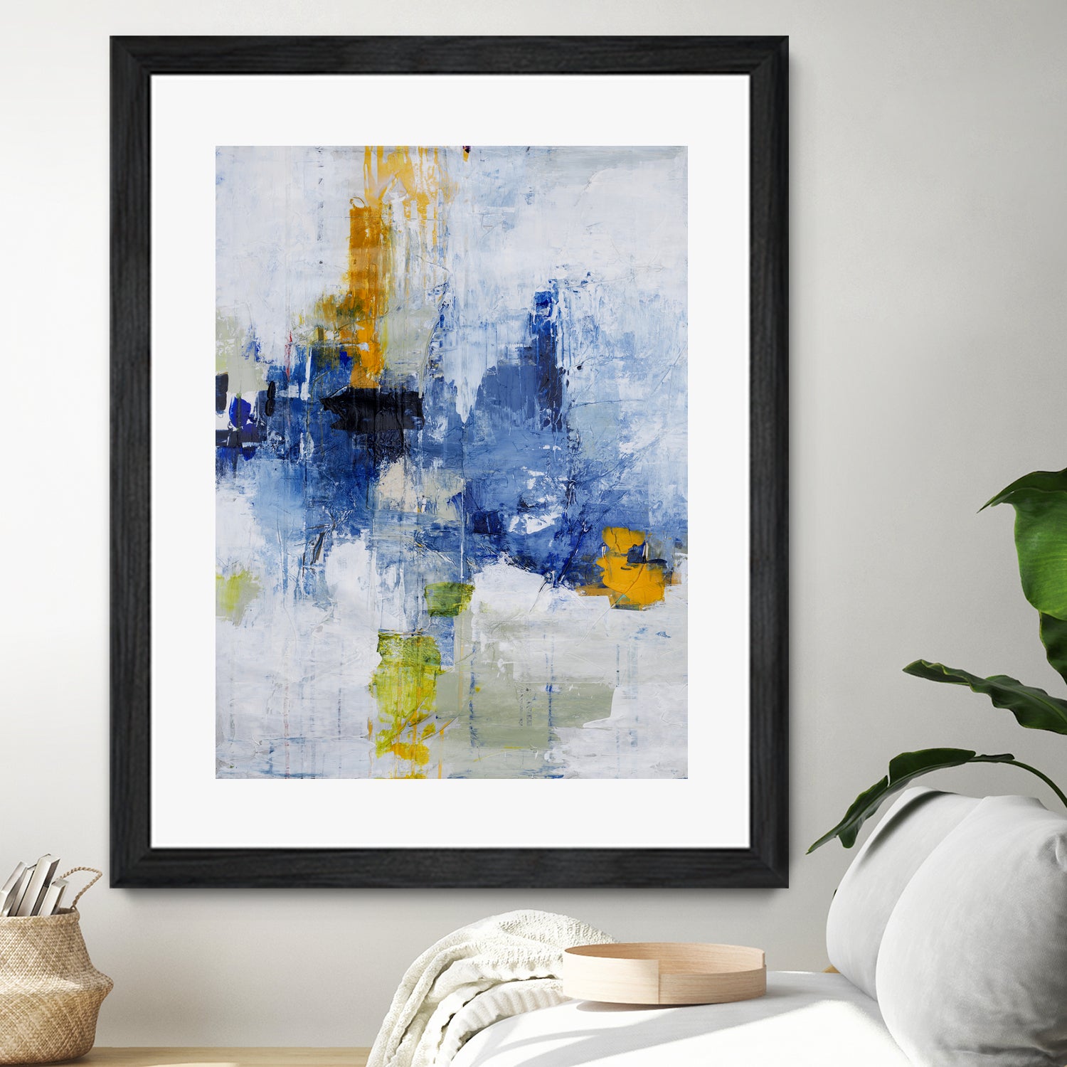 Created In Travel by Daleno Art on GIANT ART - blue abstract