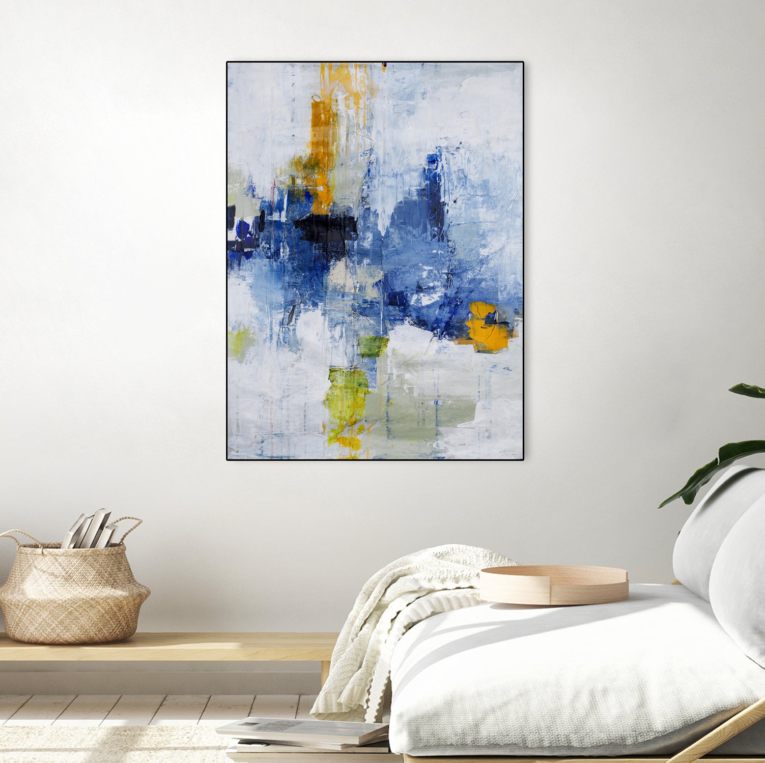 Created In Travel by Daleno Art on GIANT ART - blue abstract