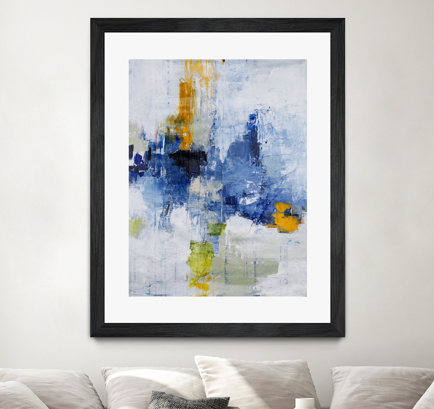 Created In Travel by Daleno Art on GIANT ART - blue abstract