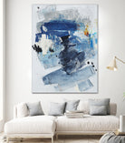 Toss Up I by Daleno Art on GIANT ART - blue abstract