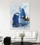 Toss Up II by Daleno Art on GIANT ART - blue abstract