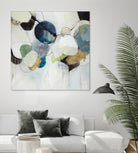 Bonding Moments by Daleno Art on GIANT ART - blue abstract