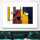 Harbor II by Lee Crew on GIANT ART - yellow abstract pattern