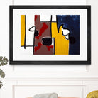 Harbor II by Lee Crew on GIANT ART - yellow abstract pattern