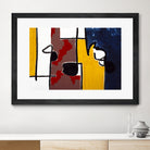 Harbor II by Lee Crew on GIANT ART - yellow abstract pattern