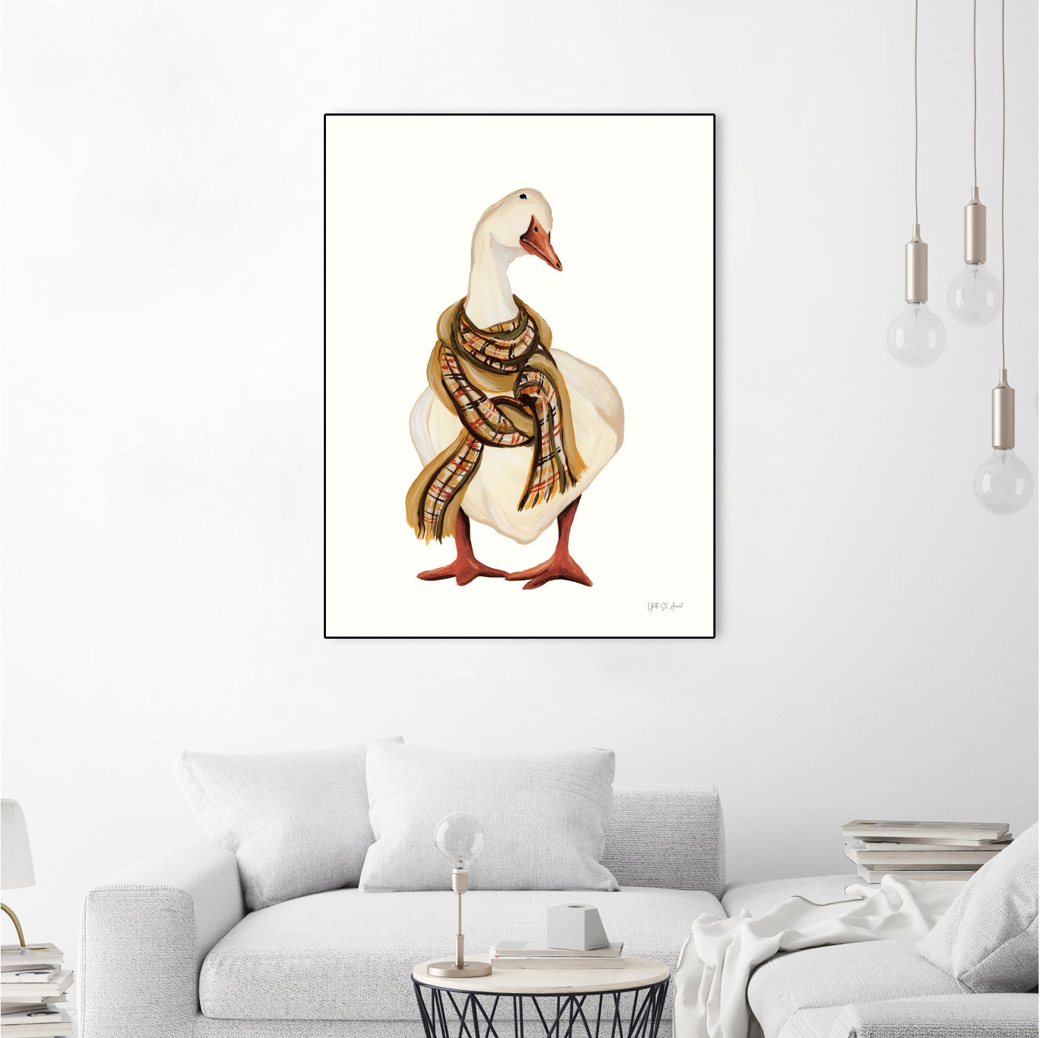 Goose with Scarf by Yvette St. Amant on GIANT ART - animal
