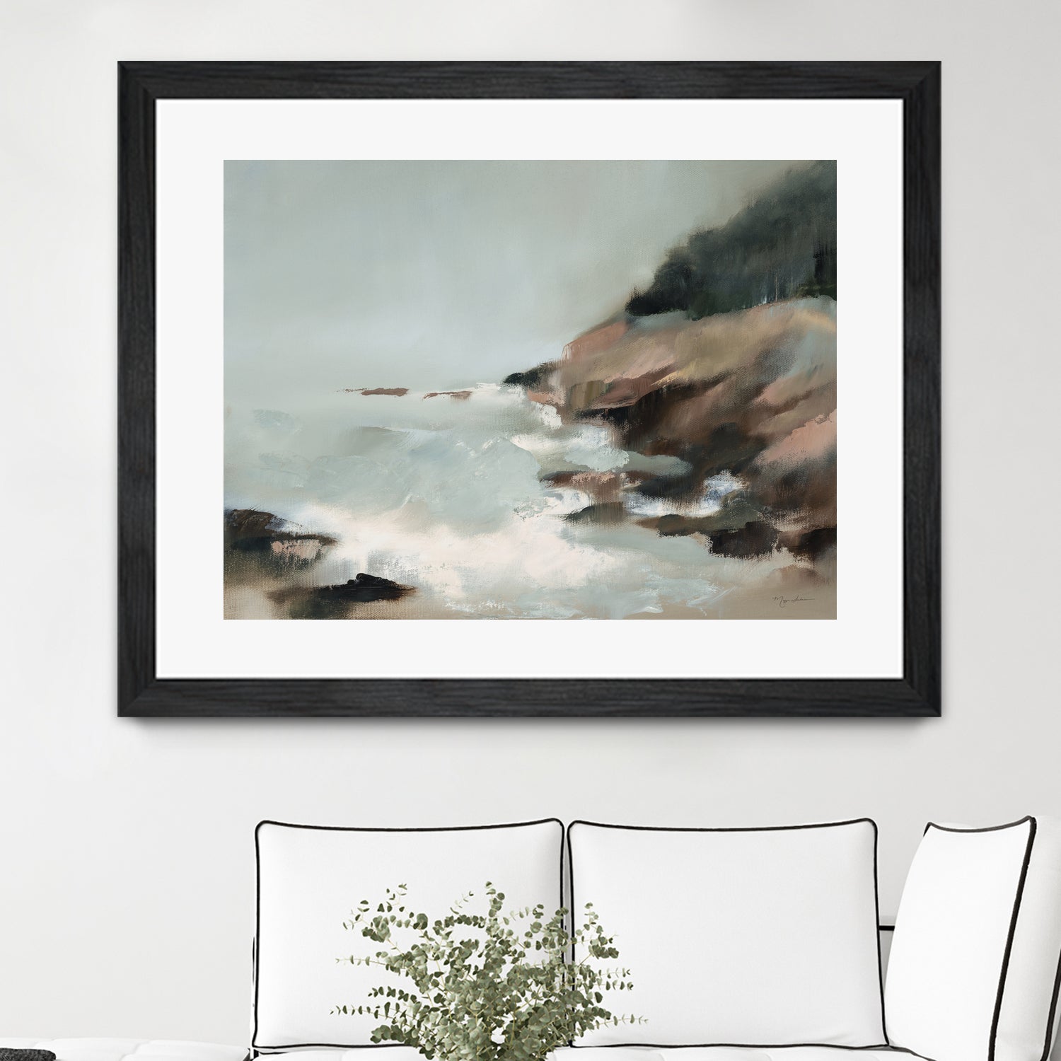 Acadia by Maggie Sackmann on GIANT ART - abstract cloud dancer 