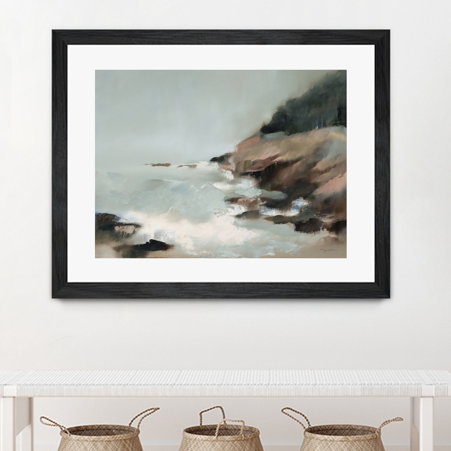 Acadia by Maggie Sackmann on GIANT ART - abstract cloud dancer 