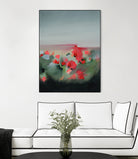 Poppies by Maggie Sackmann on GIANT ART - abstract