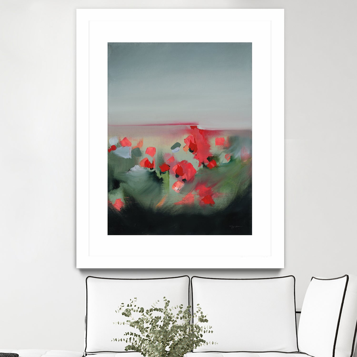 Poppies by Maggie Sackmann on GIANT ART - abstract