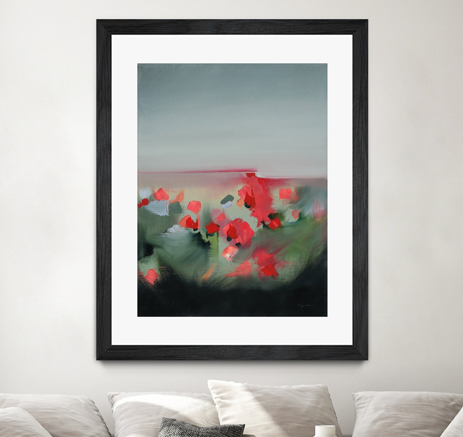 Poppies by Maggie Sackmann on GIANT ART - abstract