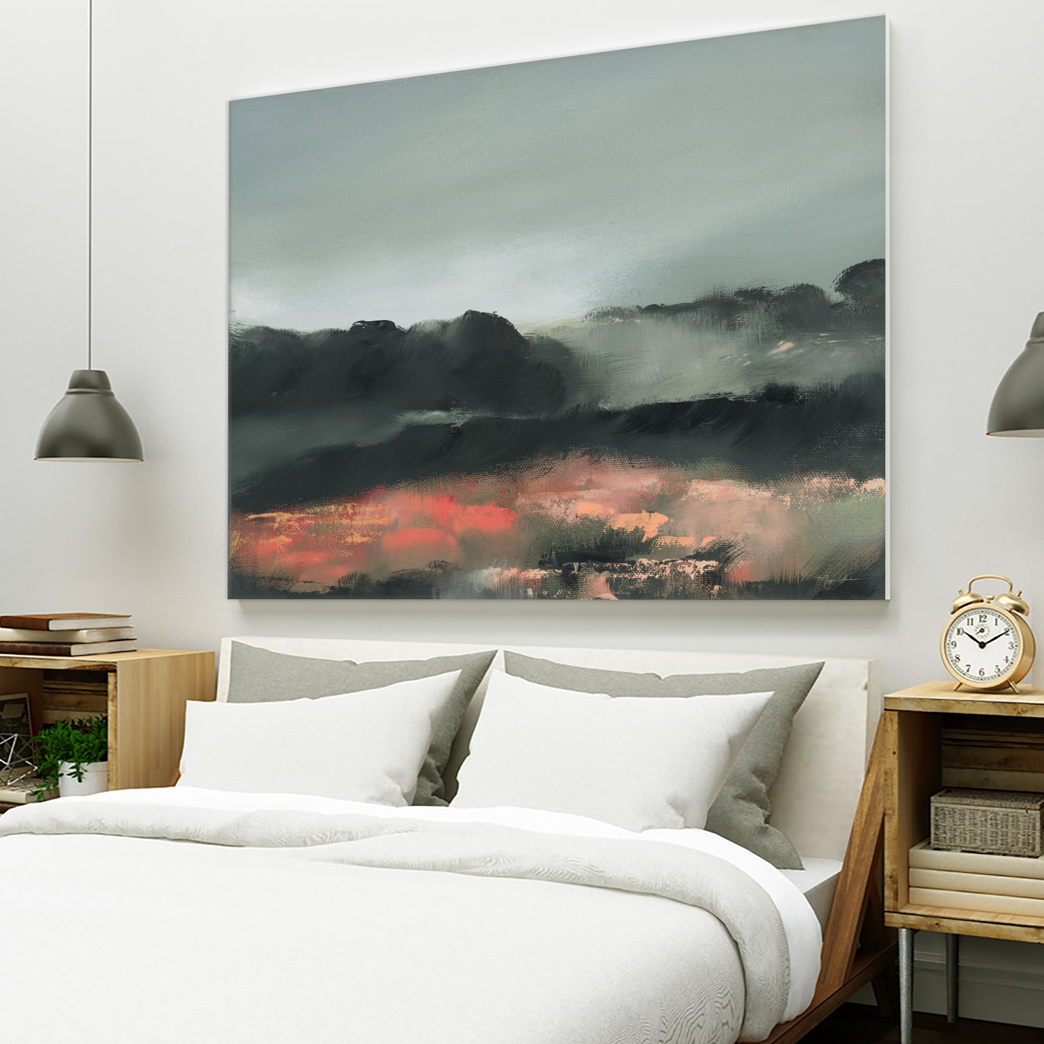 Ruby Meadow by Maggie Sackmann on GIANT ART - abstract