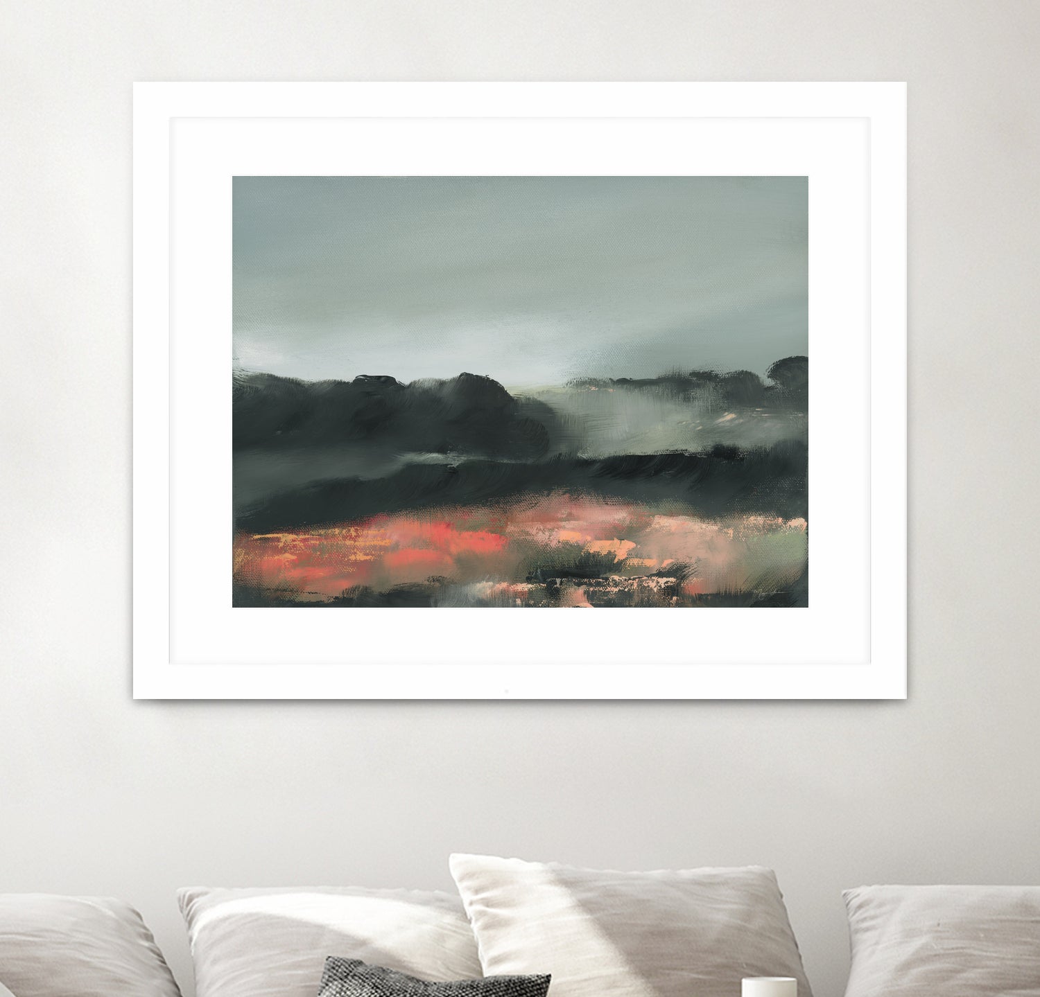 Ruby Meadow by Maggie Sackmann on GIANT ART - abstract