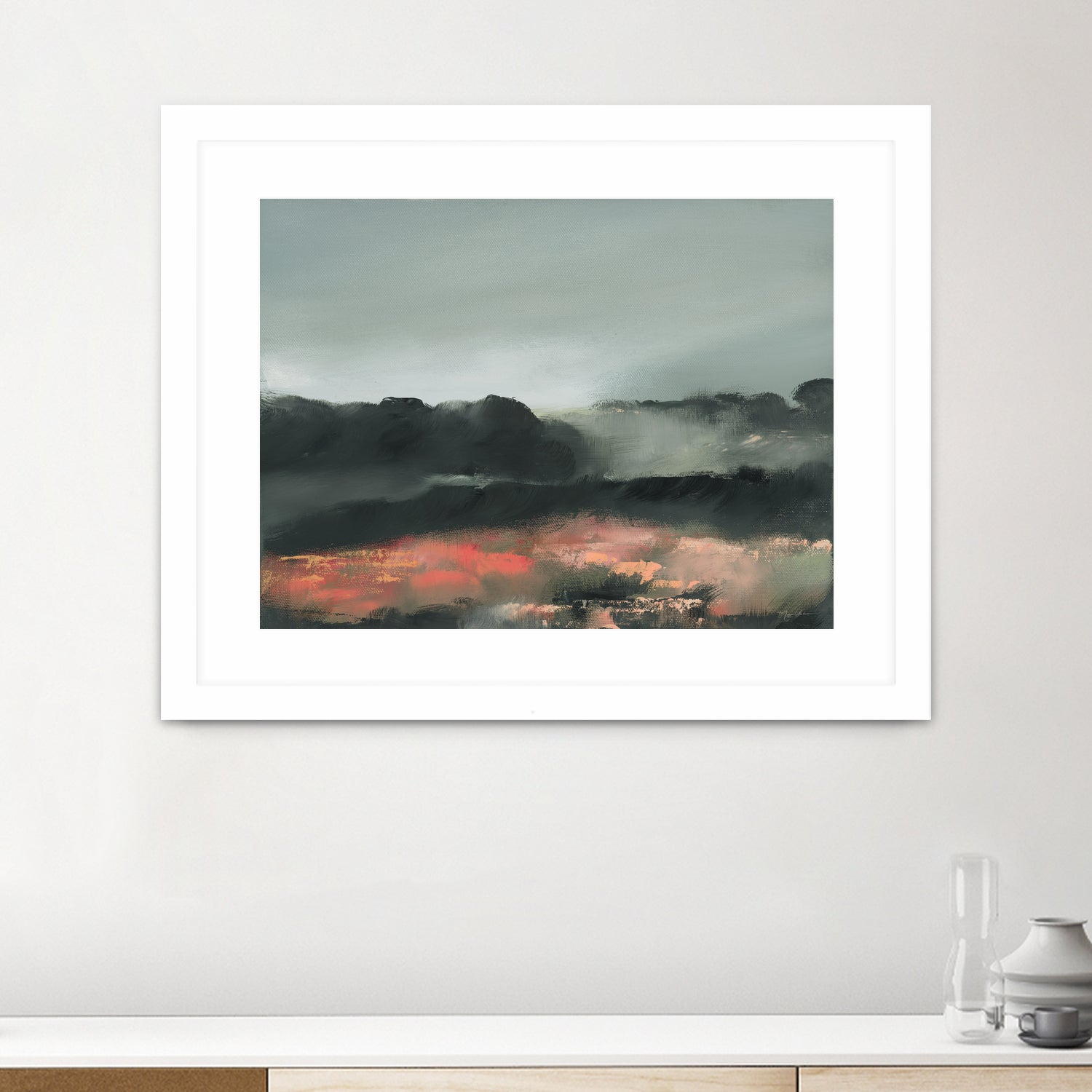 Ruby Meadow by Maggie Sackmann on GIANT ART - abstract