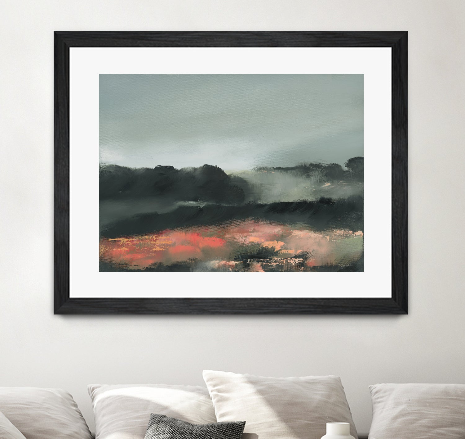 Ruby Meadow by Maggie Sackmann on GIANT ART - abstract