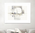 Improvisation I Gray by Mike Schick on GIANT ART - white watercolour soft abstract 