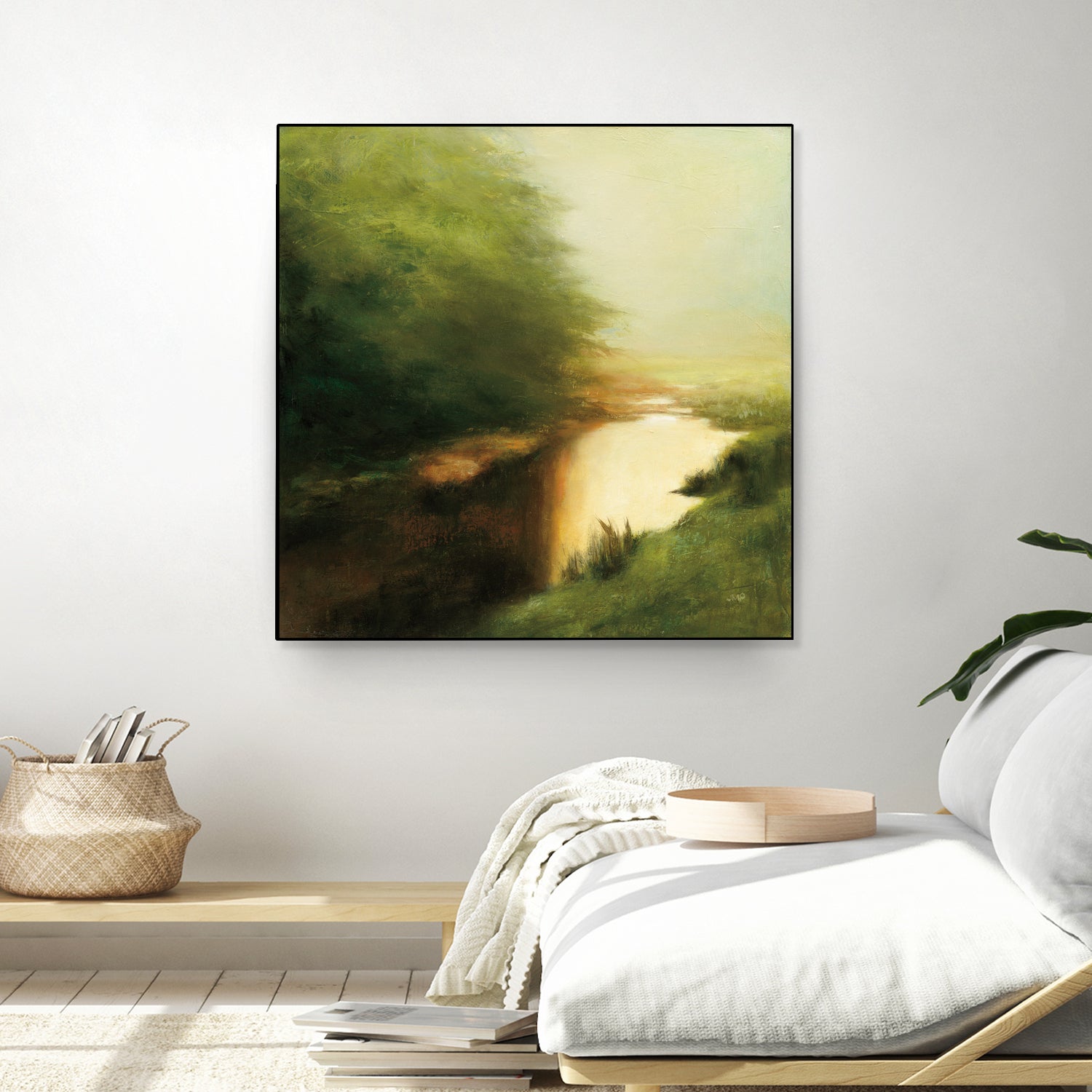 Spring Morning by Julia Purinton on GIANT ART - brown landscape