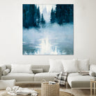 Boundary Waters by Julia Purinton on GIANT ART - blue landscape