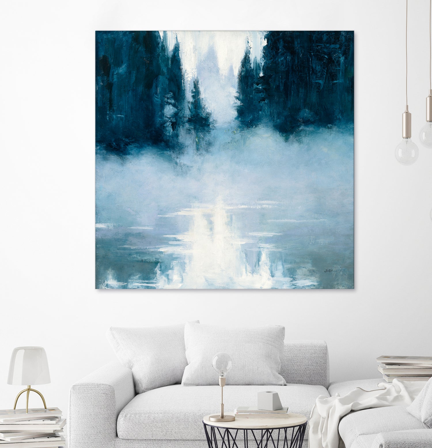 Boundary Waters by Julia Purinton on GIANT ART - blue landscape