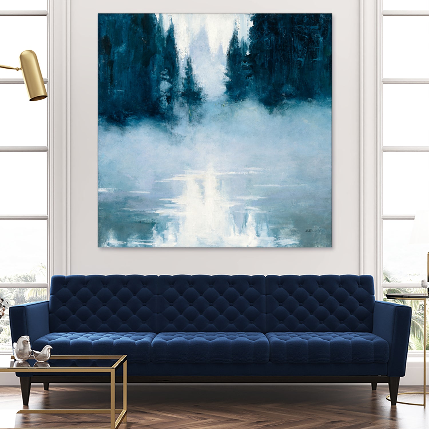 Boundary Waters by Julia Purinton on GIANT ART - blue landscape