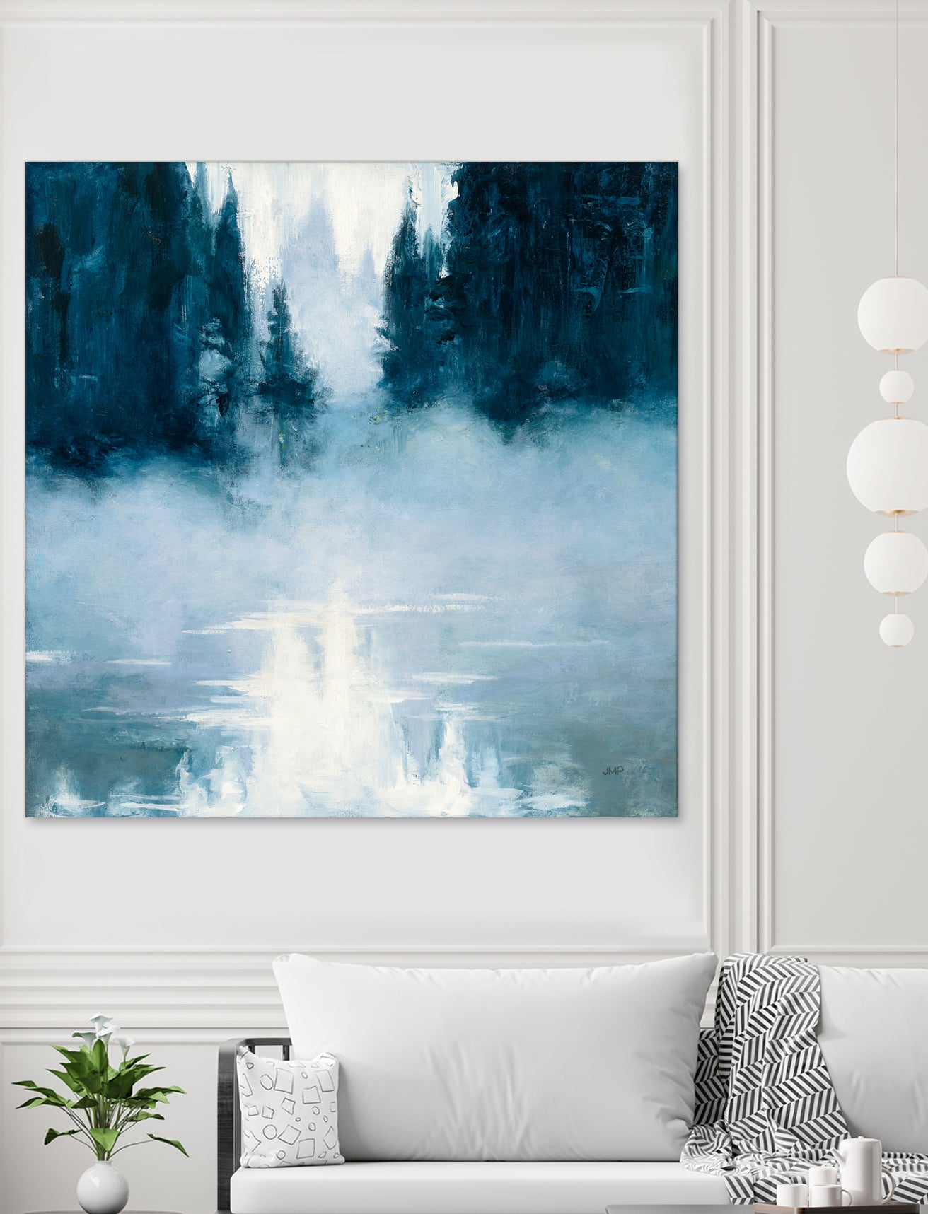 Boundary Waters by Julia Purinton on GIANT ART - blue landscape