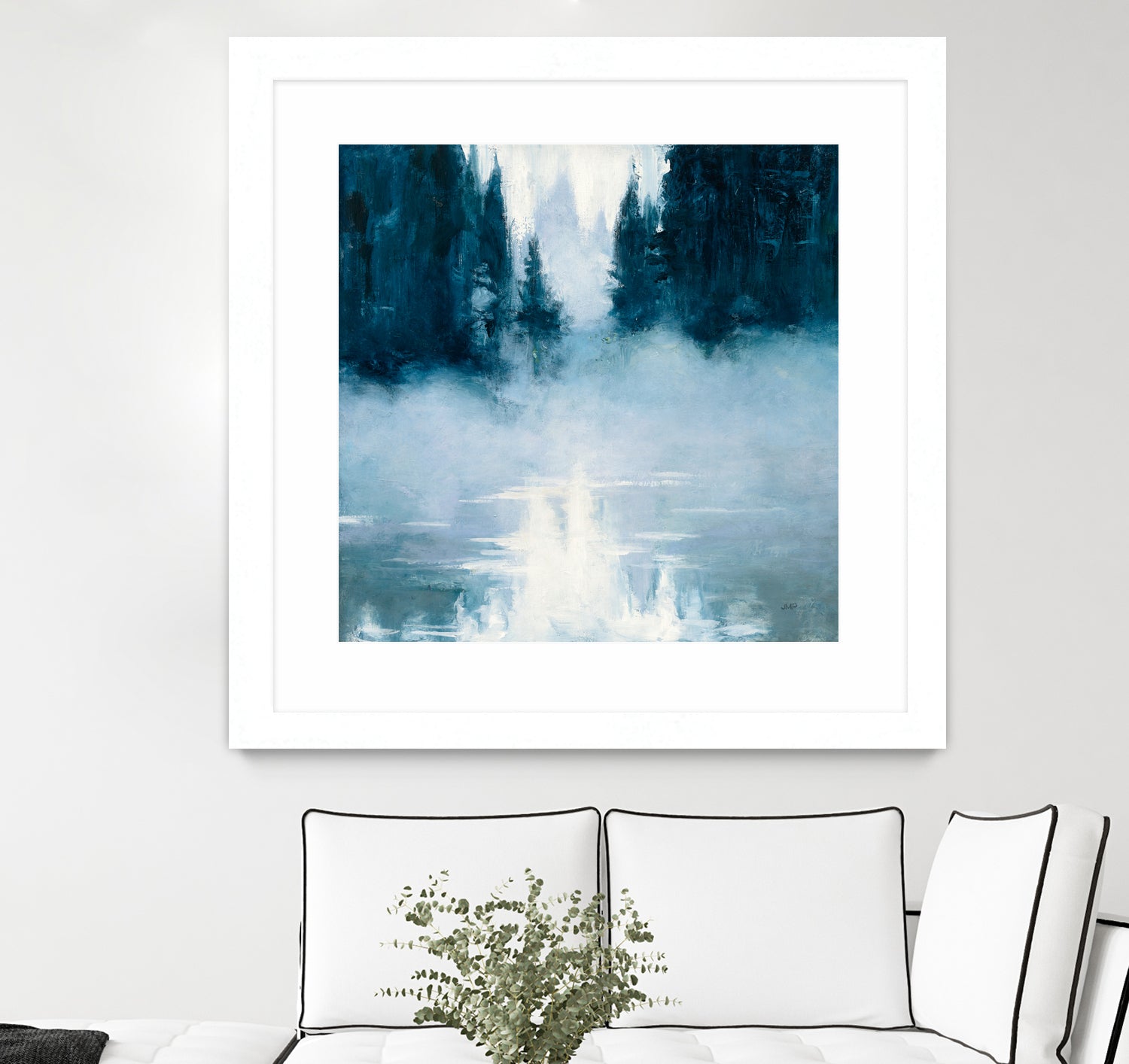 Boundary Waters by Julia Purinton on GIANT ART - blue landscape