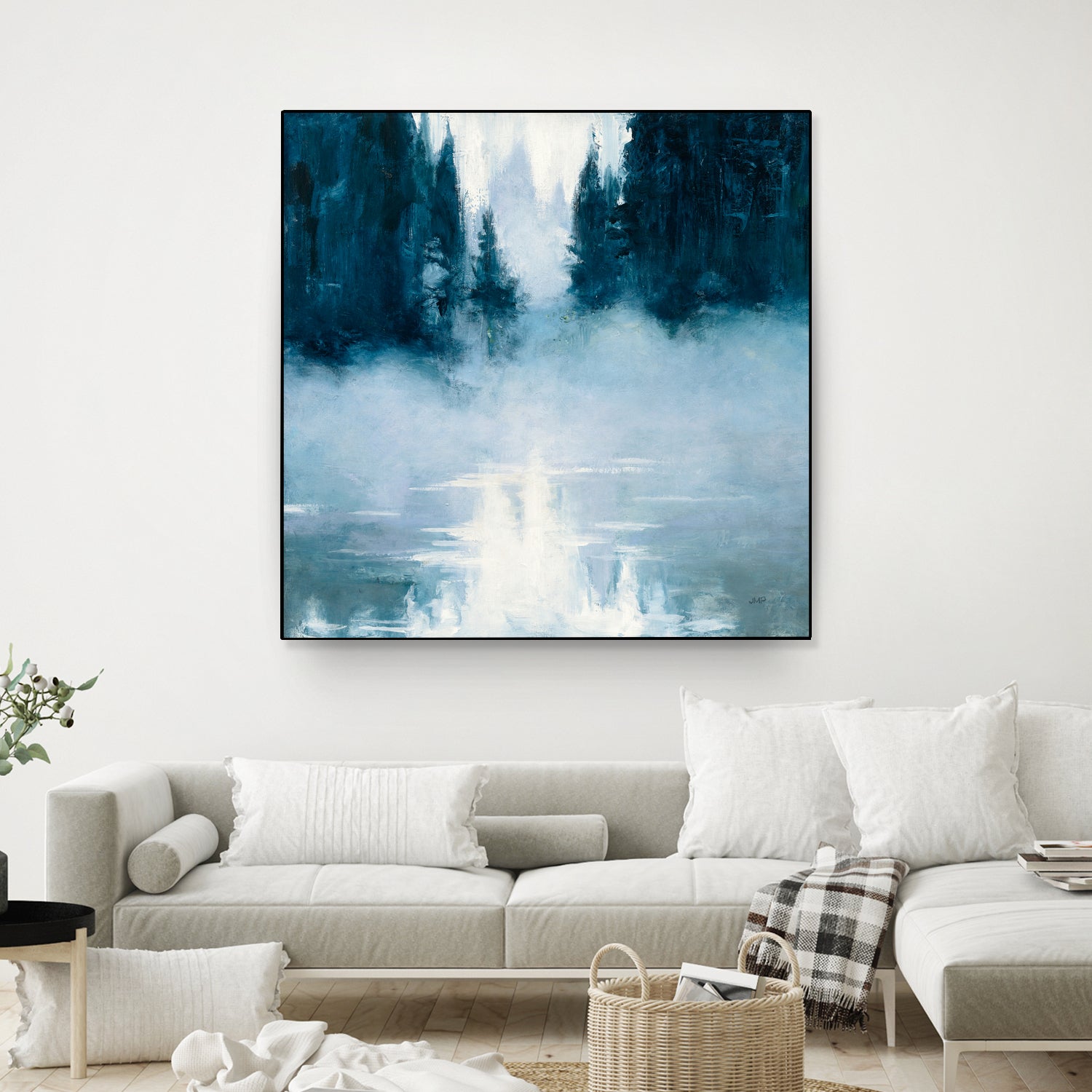 Boundary Waters by Julia Purinton on GIANT ART - blue landscape