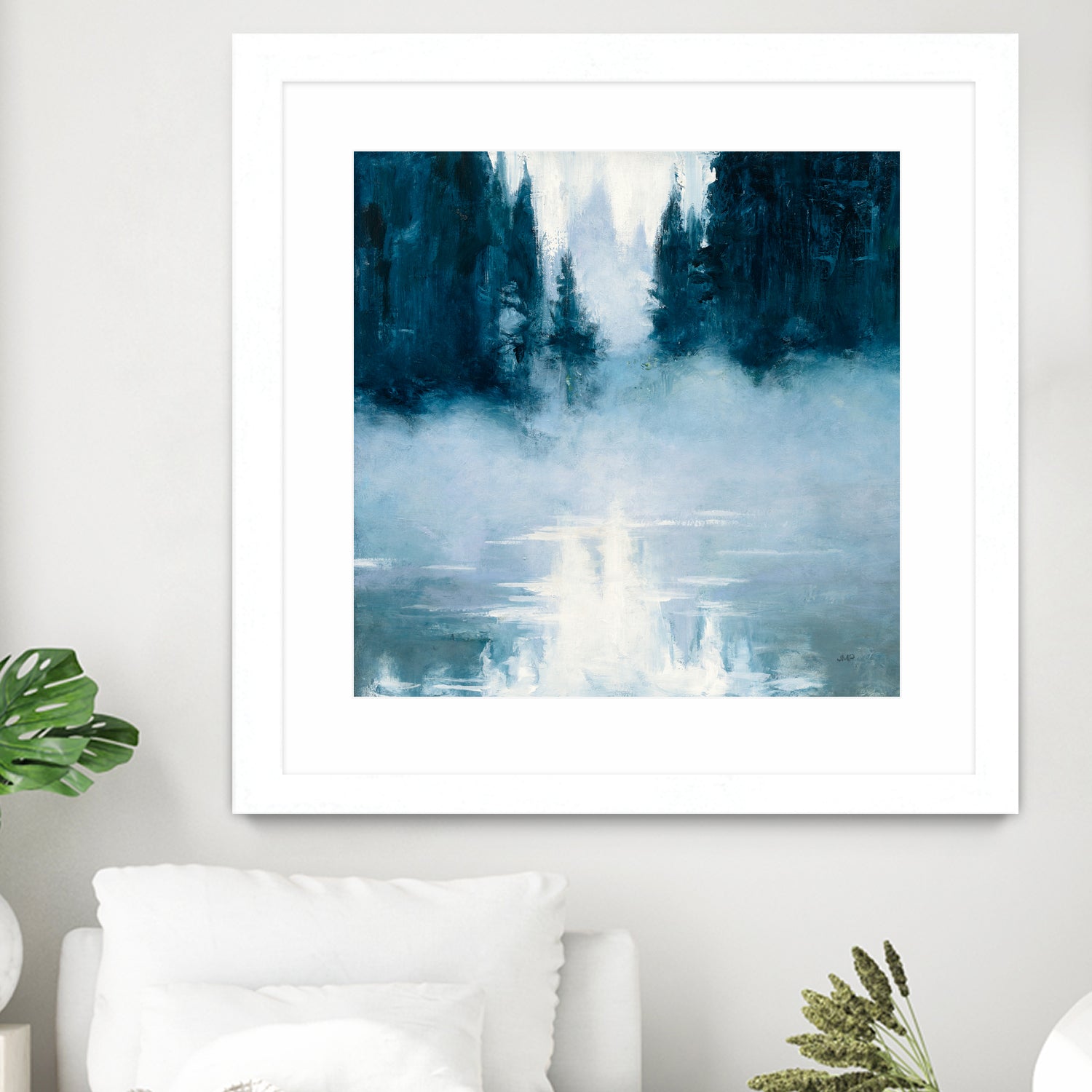 Boundary Waters by Julia Purinton on GIANT ART - blue landscape