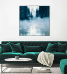 Boundary Waters by Julia Purinton on GIANT ART - blue landscape