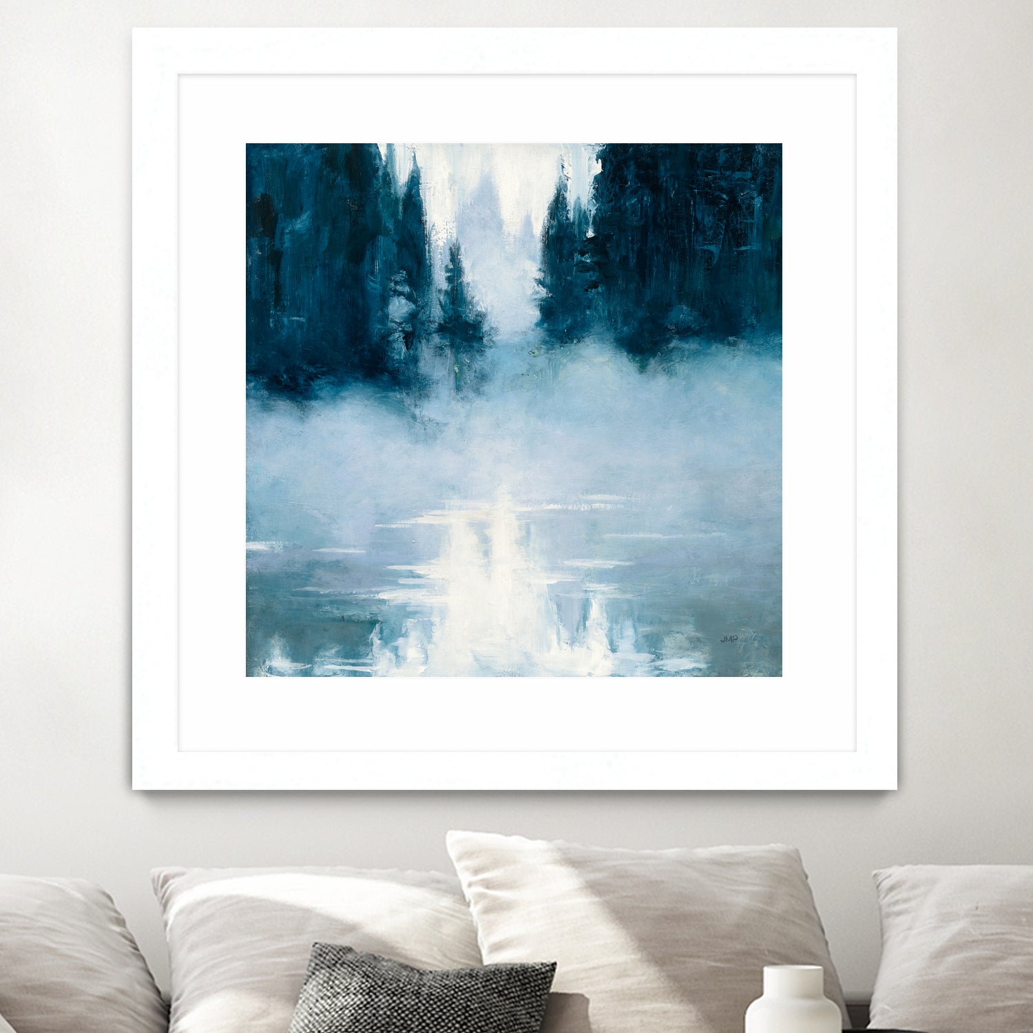 Boundary Waters by Julia Purinton on GIANT ART - blue landscape