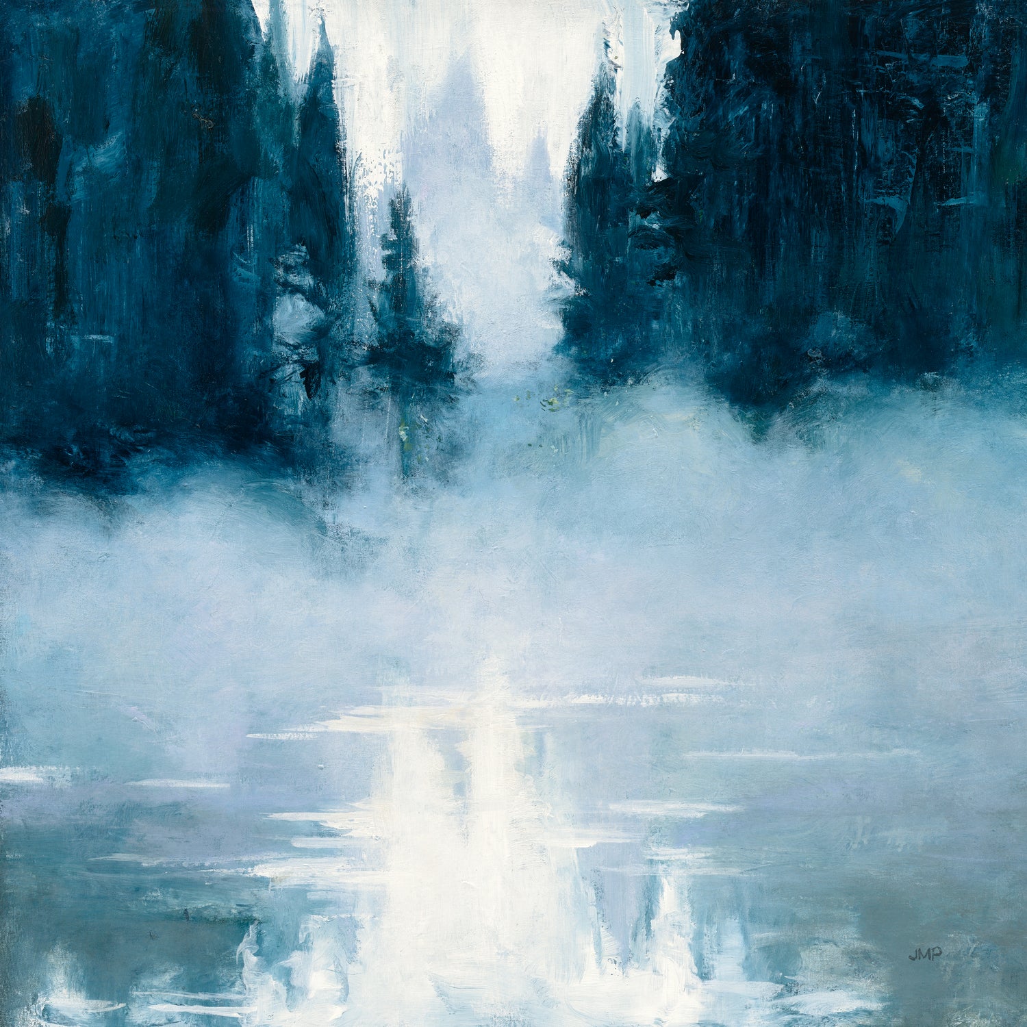 Boundary Waters by Julia Purinton on GIANT ART - blue landscape