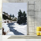 Winter Trails by Pamela Munger on GIANT ART - brown landscape