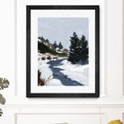 Winter Trails by Pamela Munger on GIANT ART - brown landscape